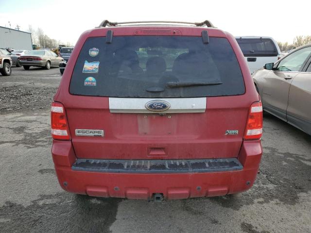 1FMCU9EGXBKB60045 - 2011 FORD ESCAPE LIMITED RED photo 6