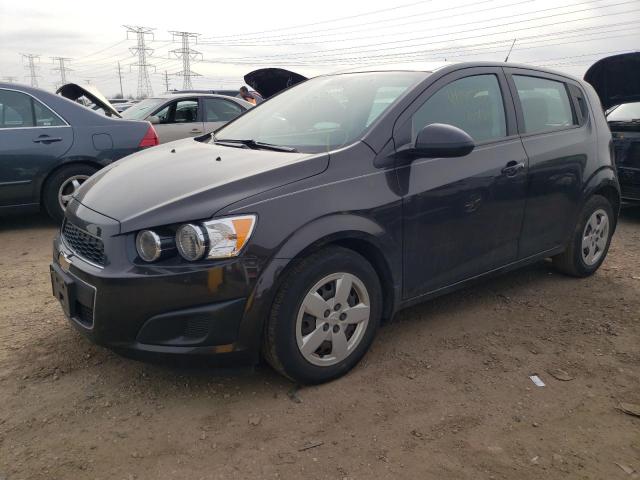 1G1JA6SH7D4212800 - 2013 CHEVROLET SONIC LS ნაცრისფერი ფოტო 1