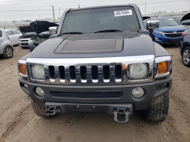 5GTDN13E278137249 - 2007 HUMMER H3 BLUE photo 5