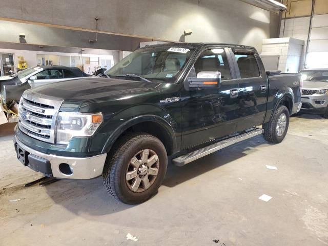 1FTFW1E67DFC45361 - 2013 FORD F150 SUPERCREW GREEN photo 1