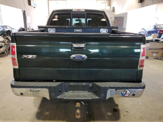 1FTFW1E67DFC45361 - 2013 FORD F150 SUPERCREW GREEN photo 6