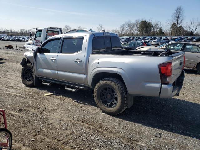 3TMCZ5AN5KM230580 - 2019 TOYOTA TACOMA DOUBLE CAB SILVER photo 2