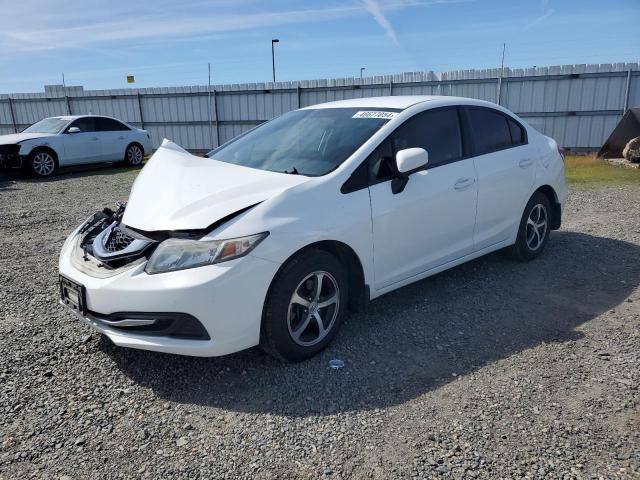 19XFB2F78FE707769 - 2015 HONDA CIVIC SE WHITE photo 1