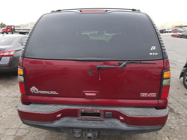 1GKFK66U14J252071 - 2004 GMC YUKON XL DENALI RED photo 6