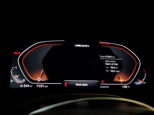 5UXTY9C06L9C90087 - 2020 BMW X3 XDRIVEM40I ლურჯი ფოტო 9