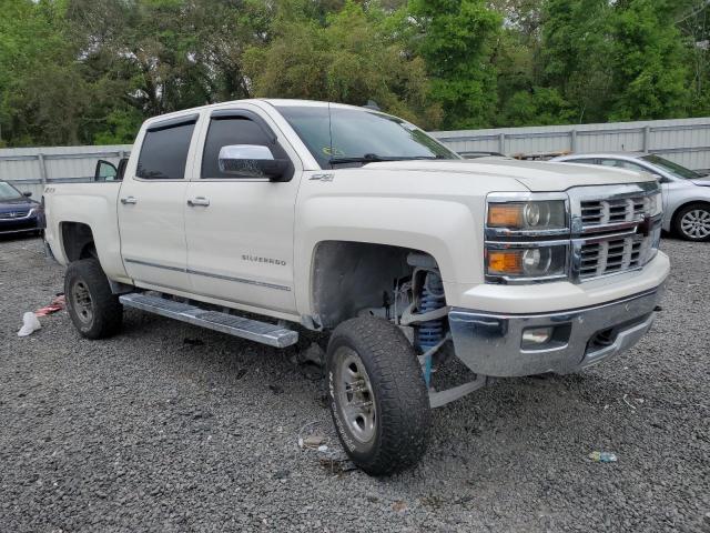 3GCUKSEC0FG151404 - 2015 CHEVROLET SILVERADO K1500 LTZ WHITE photo 4