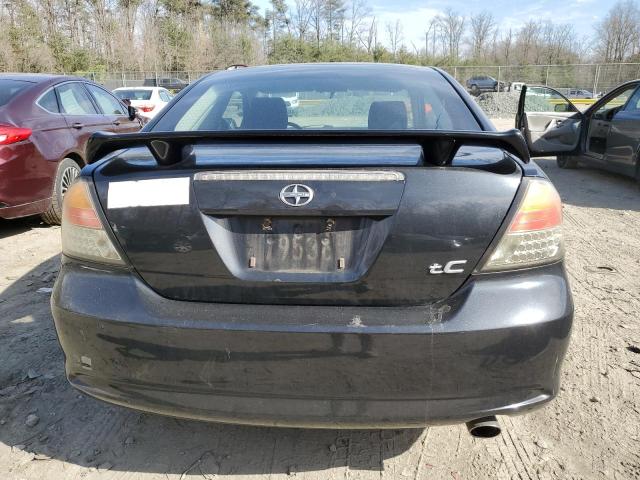 JTKDE177060133645 - 2006 TOYOTA SCION TC BLACK photo 6