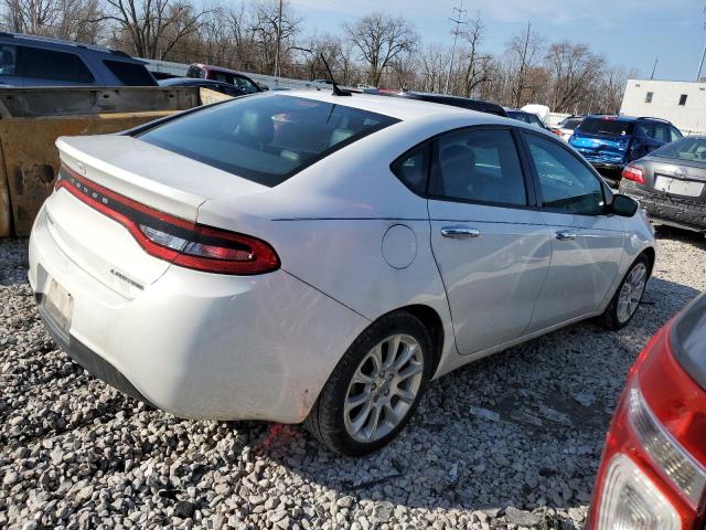 1C3CDFCA0DD329020 - 2013 DODGE DART LIMITED WHITE photo 3