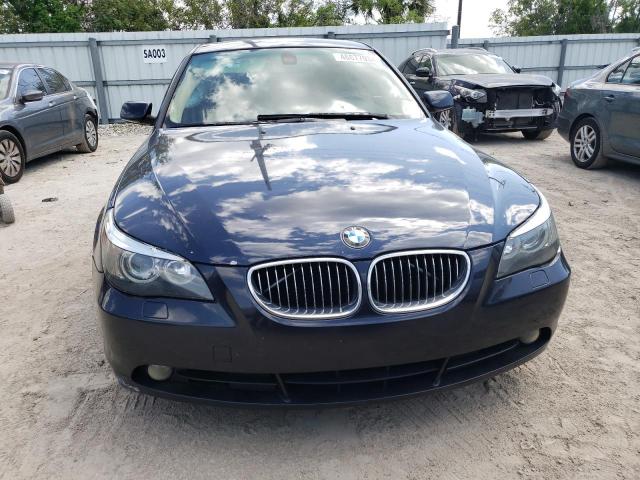 WBANE73586CM43167 - 2006 BMW 530 I BLUE photo 5