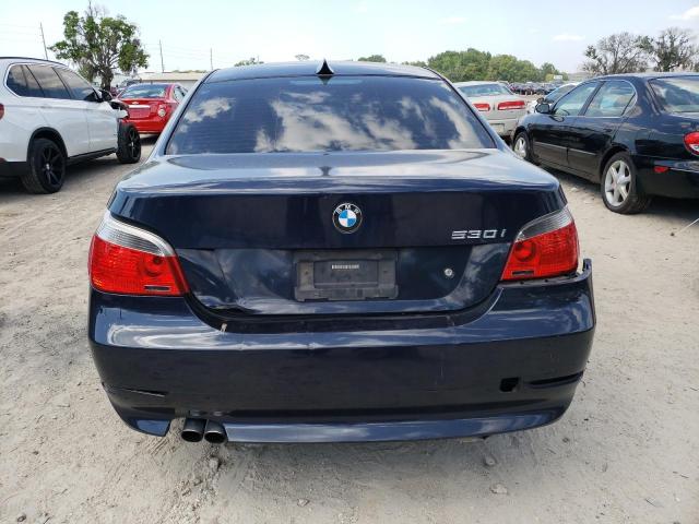 WBANE73586CM43167 - 2006 BMW 530 I BLUE photo 6