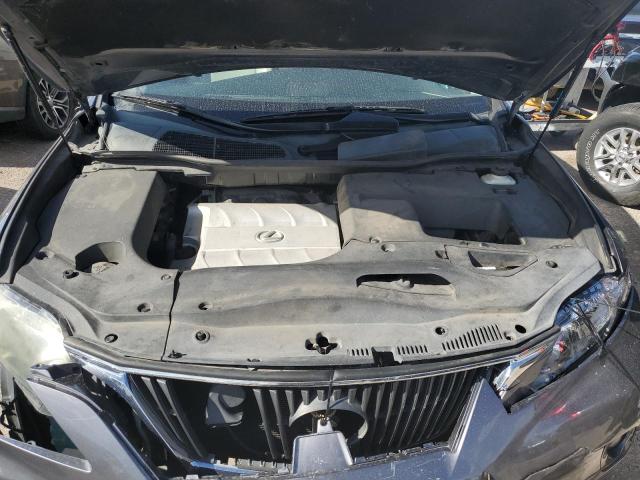 2T2ZK1BA4CC069261 - 2012 LEXUS RX 350 GRAY photo 11