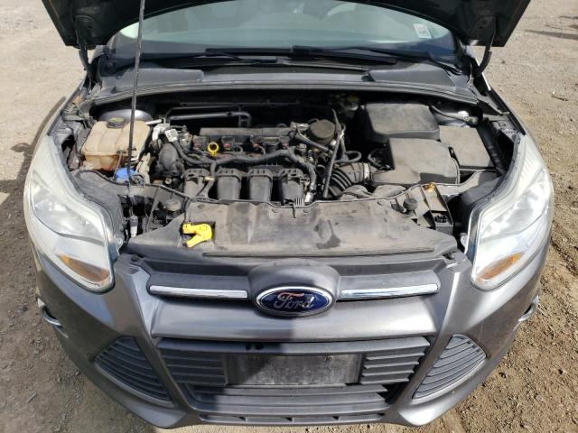 1FADP3F21EL300147 - 2014 FORD FOCUS SE GRAY photo 11