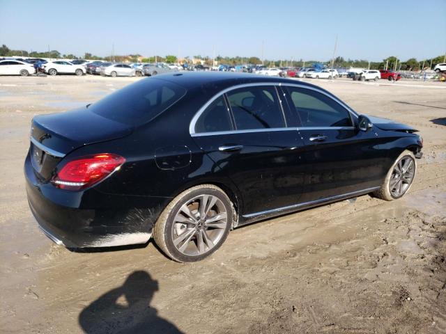 55SWF8DB2KU302878 - 2019 MERCEDES-BENZ C 300 BLACK photo 3