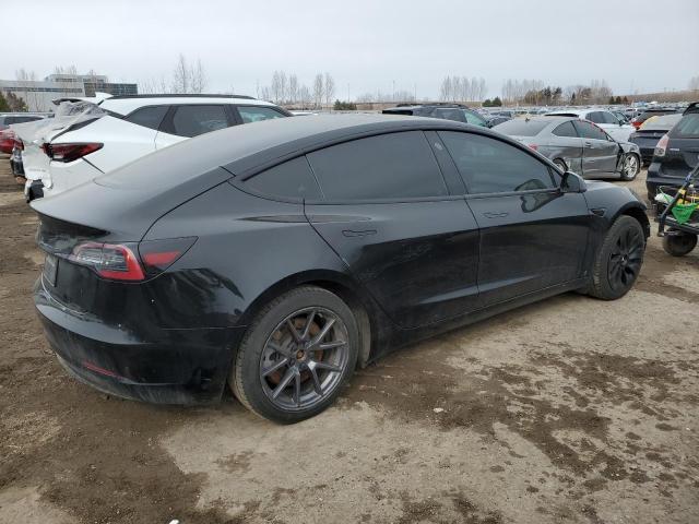 5YJ3E1EA1MF083161 - 2021 TESLA MODEL 3 BLACK photo 3