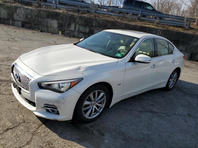 JN1EV7AR0GM342681 - 2016 INFINITI Q50 PREMIUM WHITE photo 1