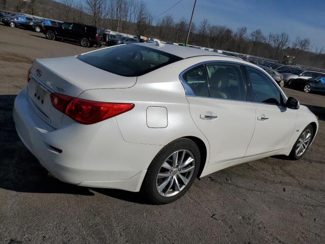 JN1EV7AR0GM342681 - 2016 INFINITI Q50 PREMIUM WHITE photo 3