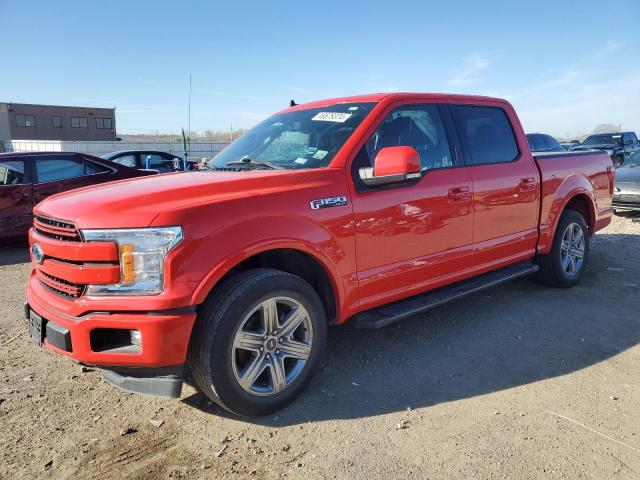 1FTEW1C45KKE04413 - 2019 FORD F150 SUPERCREW RED photo 1