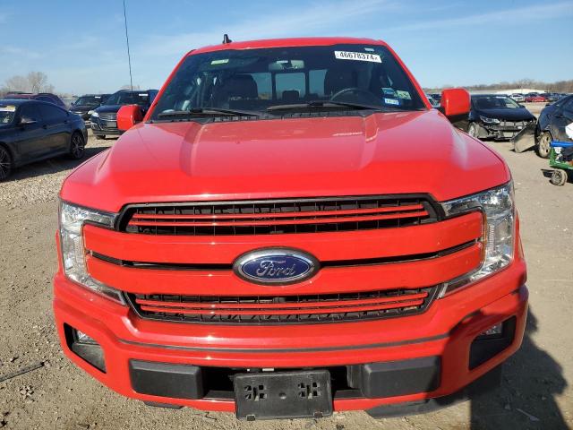 1FTEW1C45KKE04413 - 2019 FORD F150 SUPERCREW RED photo 5