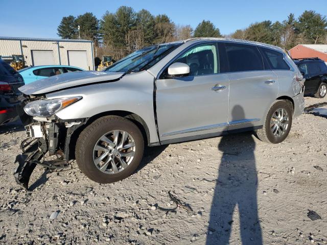 5N1AL0MM1DC307928 - 2013 INFINITI JX35 SILVER photo 1