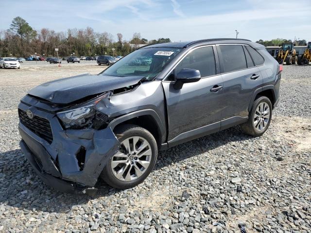 2T3C1RFV9MC113577 - 2021 TOYOTA RAV4 XLE PREMIUM GRAY photo 1