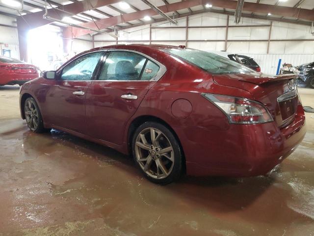 1N4AA5AP5DC831014 - 2013 NISSAN MAXIMA S BURGUNDY photo 2