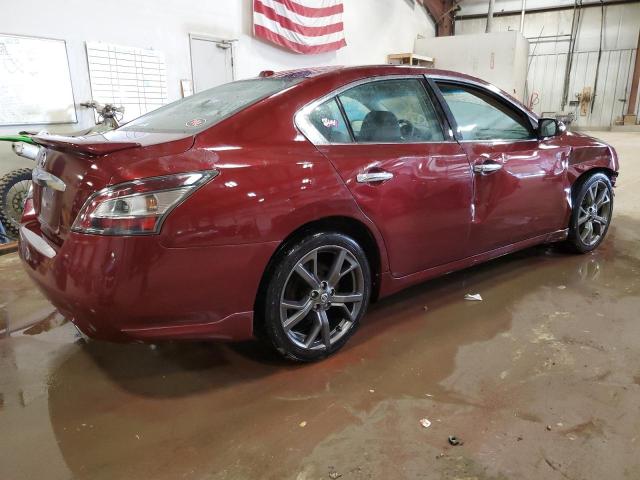 1N4AA5AP5DC831014 - 2013 NISSAN MAXIMA S BURGUNDY photo 3