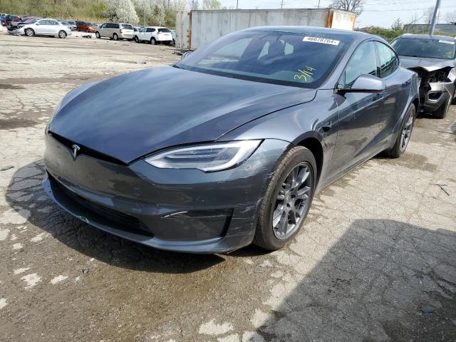 5YJSA1E52MF432225 - 2021 TESLA MODEL S 灰色 照片 1