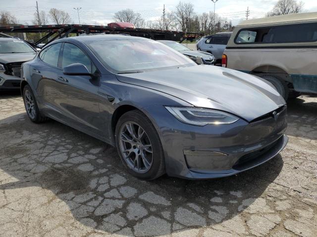 5YJSA1E52MF432225 - 2021 TESLA MODEL S 灰色 照片 4