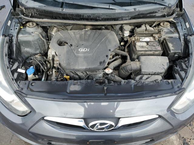 KMHCT4AE2DU292251 - 2013 HYUNDAI ACCENT GLS 灰色 照片 11