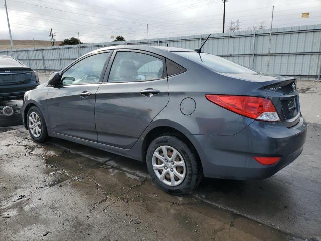 KMHCT4AE2DU292251 - 2013 HYUNDAI ACCENT GLS 灰色 照片 2