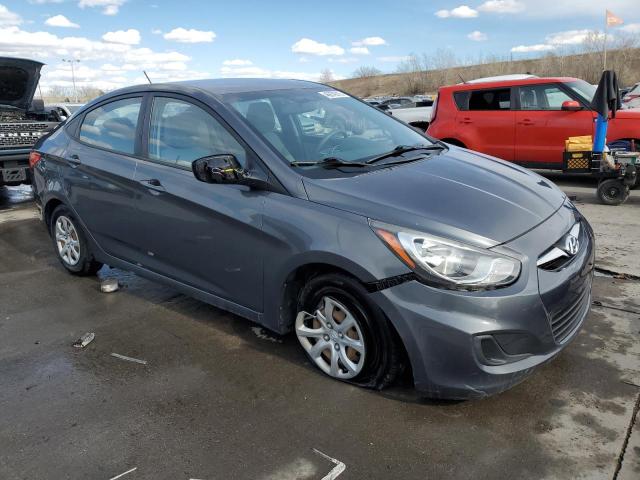 KMHCT4AE2DU292251 - 2013 HYUNDAI ACCENT GLS 灰色 照片 4