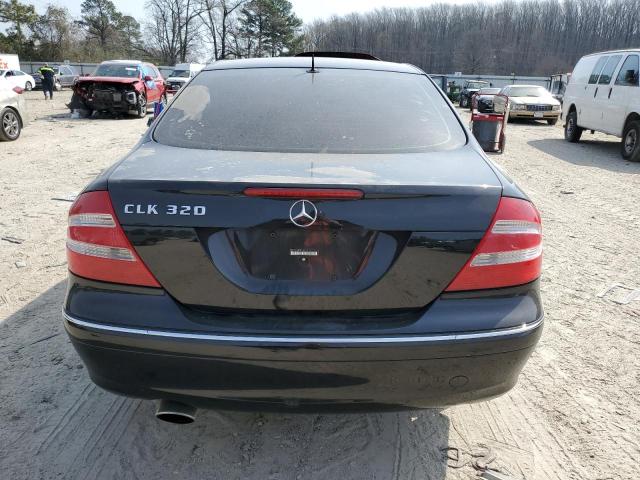 WDBTJ65J45F154714 - 2005 MERCEDES-BENZ CLK320 320C BLACK photo 6