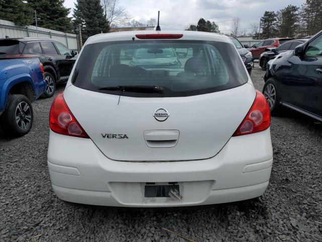 3N1BC13E68L401325 - 2008 NISSAN VERSA S WHITE photo 6