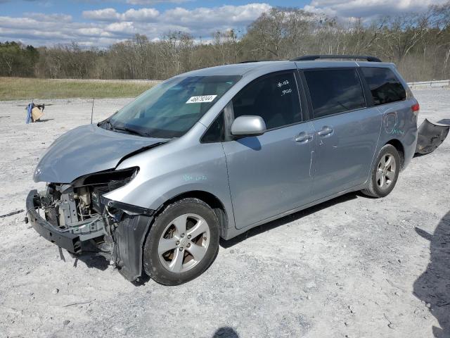 5TDKK3DCXES425920 - 2014 TOYOTA SIENNA LE SILVER photo 1