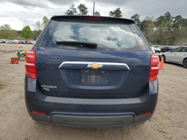 2GNALBEK0H1573845 - 2017 CHEVROLET EQUINOX LS BLUE photo 6