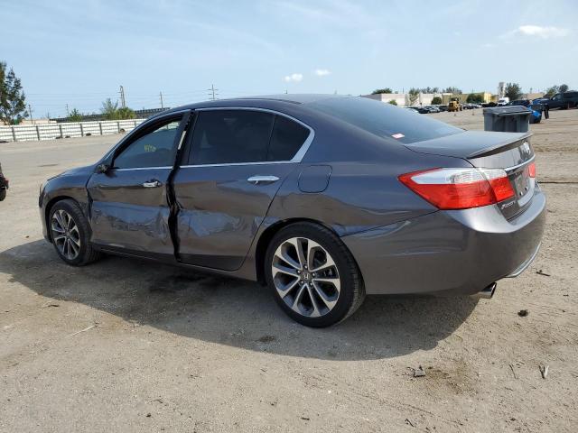 1HGCR2F56EA304664 - 2014 HONDA ACCORD SPORT GRAY photo 2