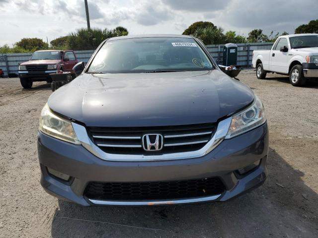 1HGCR2F56EA304664 - 2014 HONDA ACCORD SPORT GRAY photo 5