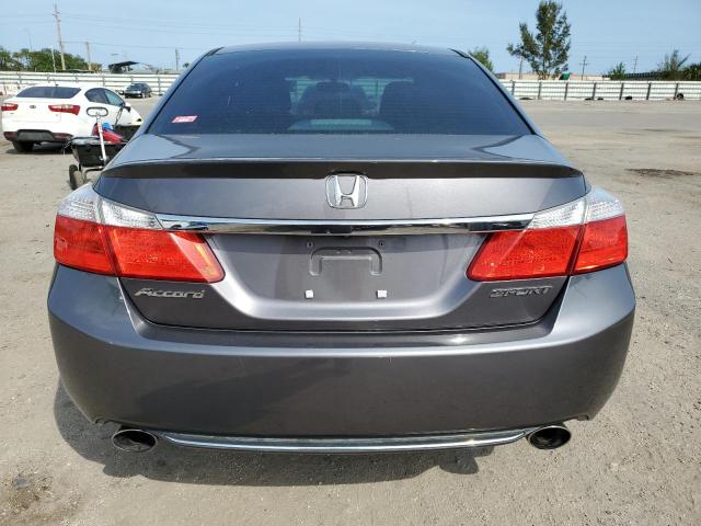 1HGCR2F56EA304664 - 2014 HONDA ACCORD SPORT GRAY photo 6