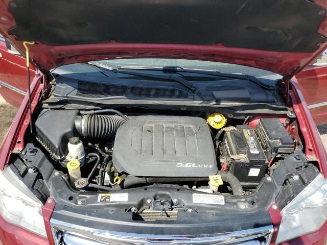 2C4RC1CG0FR620987 - 2015 CHRYSLER TOWN & COU TOURING L MAROON photo 12