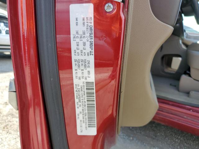 2C4RC1CG0FR620987 - 2015 CHRYSLER TOWN & COU TOURING L MAROON photo 13