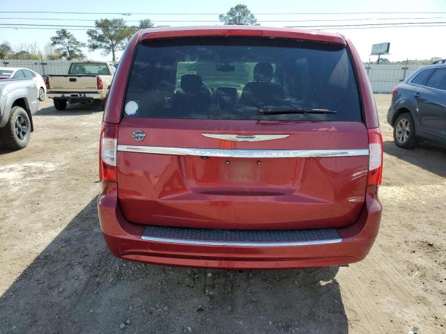 2C4RC1CG0FR620987 - 2015 CHRYSLER TOWN & COU TOURING L MAROON photo 6