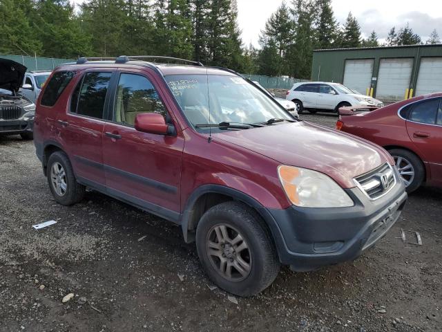 JHLRD78844C002260 - 2004 HONDA CR-V EX BURGUNDY photo 4