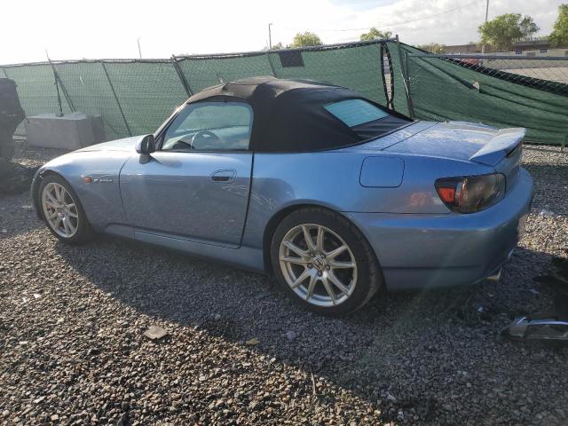 JHMAP21475S003212 - 2005 HONDA S2000 BLUE photo 2