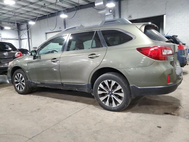 4S4BSANC1F3313749 - 2015 SUBARU OUTBACK 2.5I LIMITED GREEN photo 2