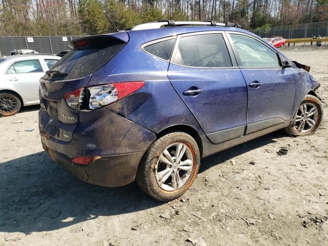 KM8JUCACXDU618715 - 2013 HYUNDAI TUCSON GLS BLUE photo 3