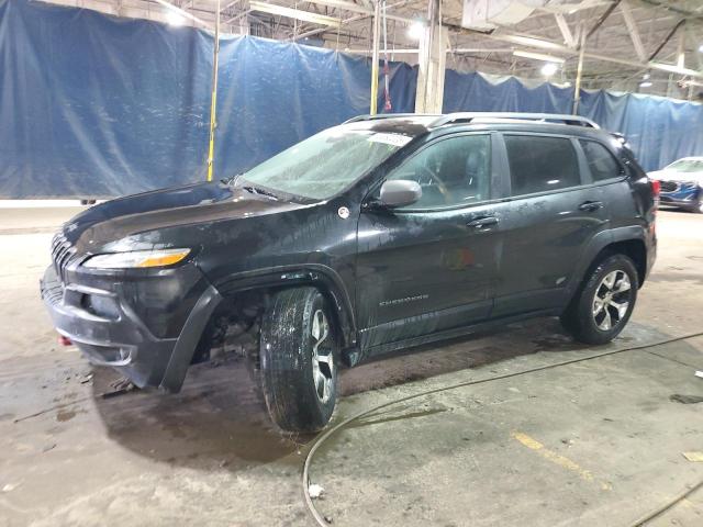1C4PJMBS0EW111606 - 2014 JEEP CHEROKEE TRAILHAWK BLACK photo 1