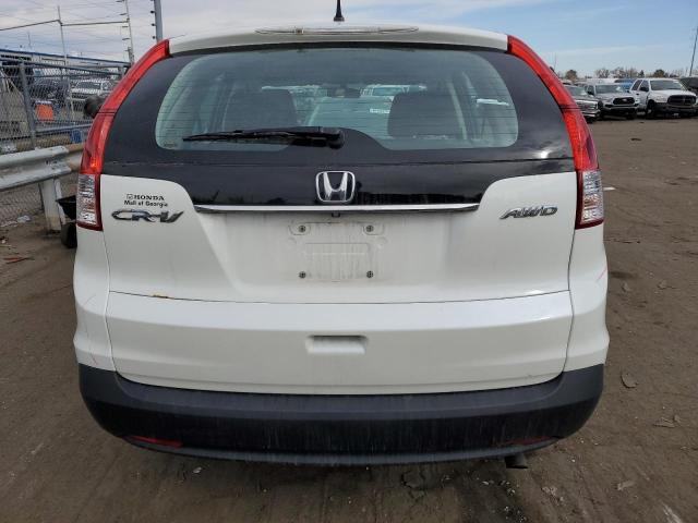 5J6RM4H32EL084811 - 2014 HONDA CR-V LX WHITE photo 6