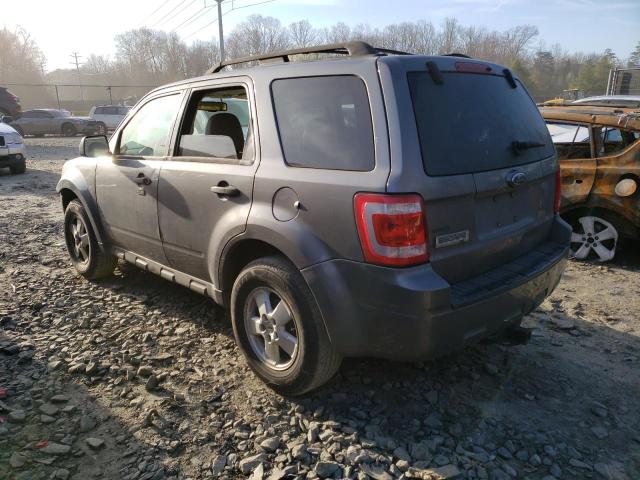 1FMCU03769KA32779 - 2009 FORD ESCAPE XLT GRAY photo 2