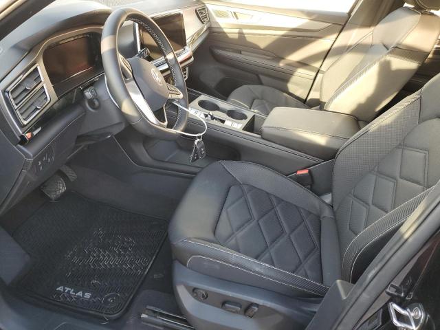 1V2LE2CA0RC251335 - 2024 VOLKSWAGEN ATLAS CROS SE Чорний фото 7