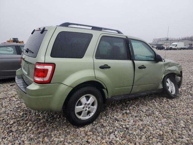 1FMCU03178KD55801 - 2008 FORD ESCAPE XLT GREEN photo 3